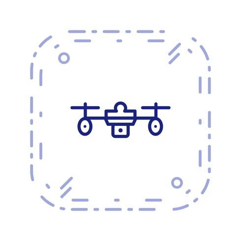 Icono de vector drone