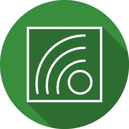 icono de vector rss feed