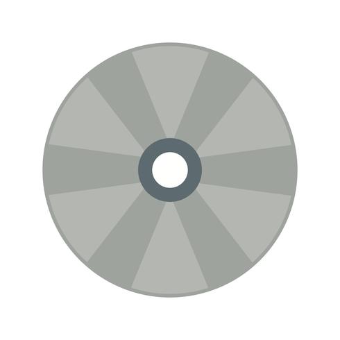 Compact Disk Icon Vector Illustration