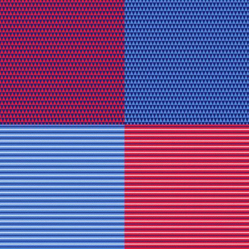 nautical chevron and rope patterns vector