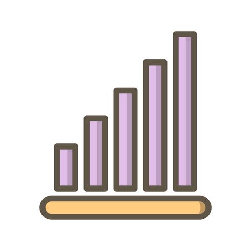 Icono de estadísticas vectoriales vector