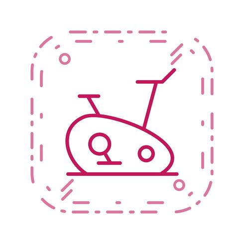 Exercise Bike Icon Vector Illustration