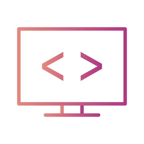 Vector Code optimization Icon