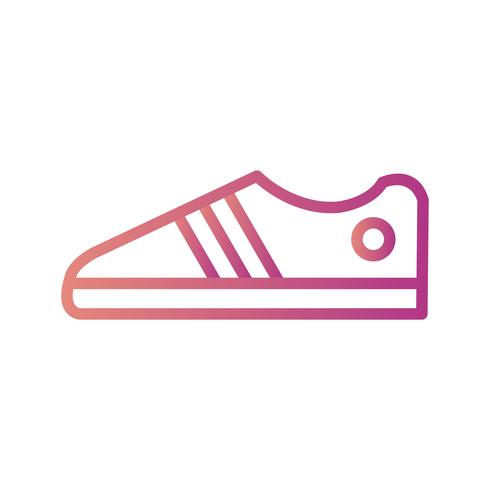 Icono de zapatos ilustración vectorial vector