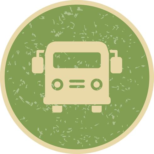 Vector de icono de autobús escolar