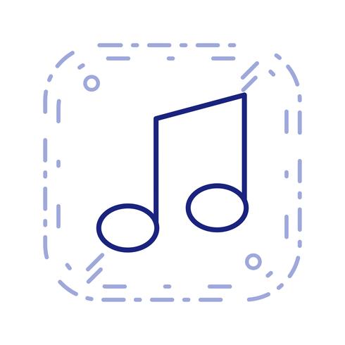 Music Note Icon Vector Illustration