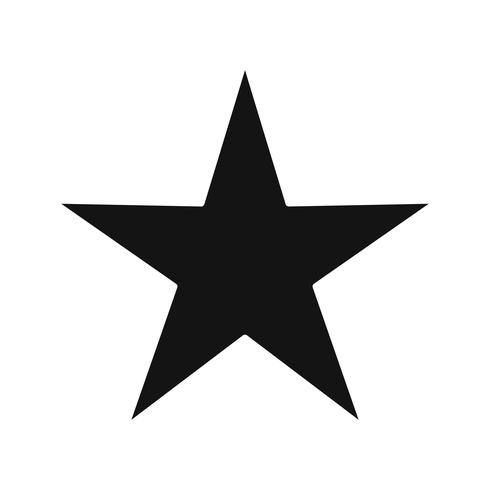 Icono de estrella vector illustration