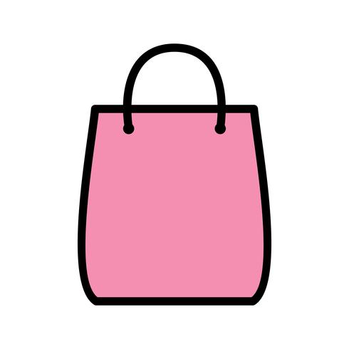 Bolsa de compras icono Vector Illustration