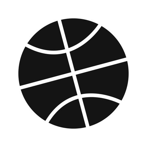 Icono de baloncesto Vector ilustración