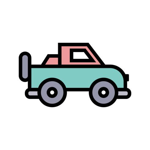 icono de vector jeep