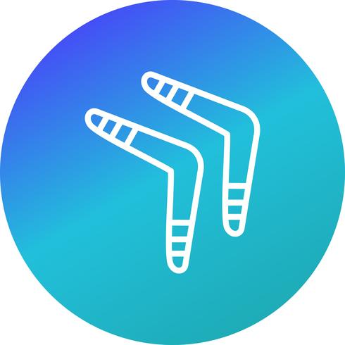 Boomerang Icon Vector Illustration