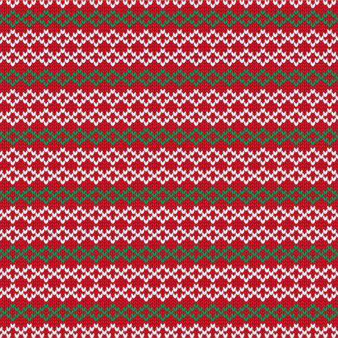 knit nordic stripe vector