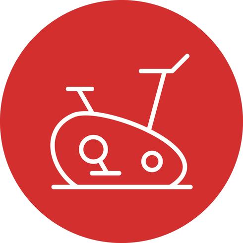 Ilustración de Vector de icono de bicicleta de ejercicio