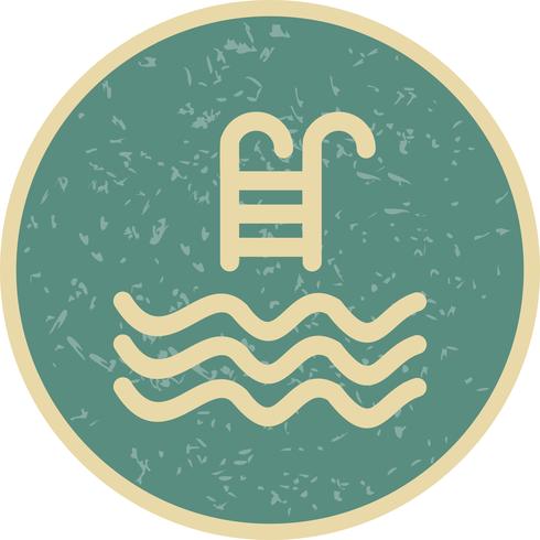 Swimming Pool Icon Vector Illustration