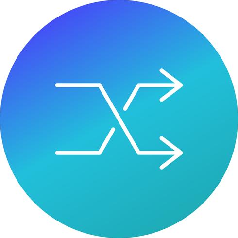 Shuffle Icon Vector Illustration