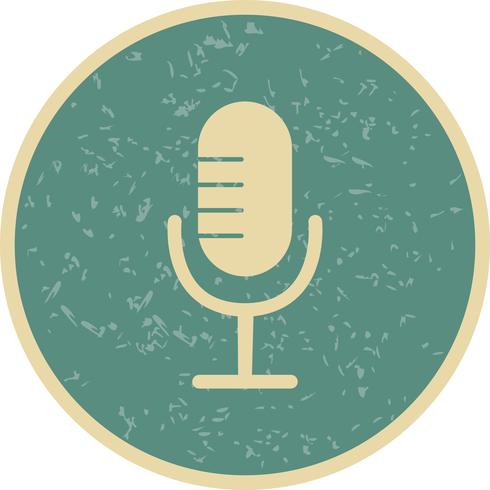 Microphone Icon Vector Illustration