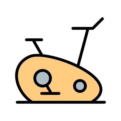 Ilustración de Vector de icono de bicicleta de ejercicio