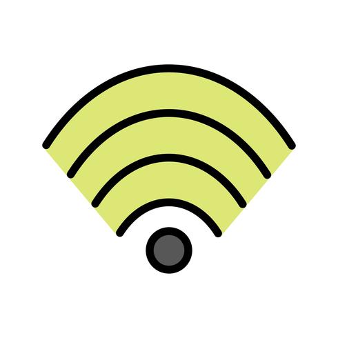 Icono de vector wifi