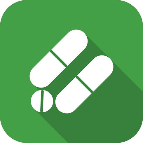 Vector icono de medicamentos