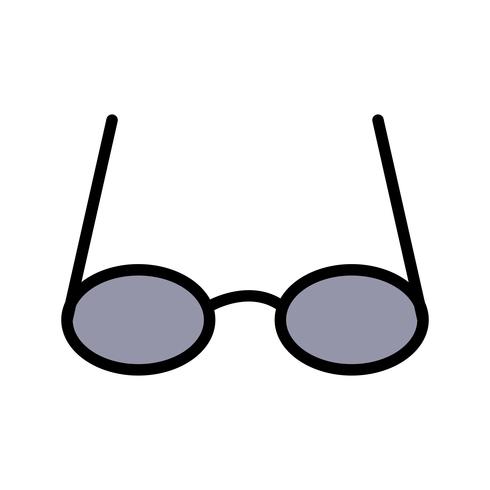 Vector icono de gafas