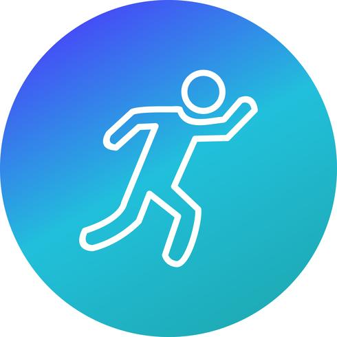 Runner Icon Vector Illustration