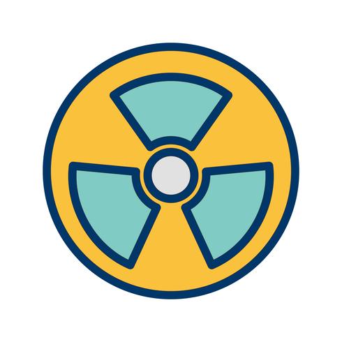 Vector Radio Active Road Sign Icon