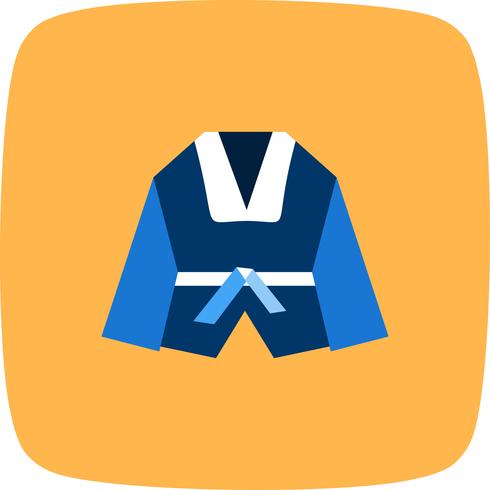 Karate Icon Vector Illustration