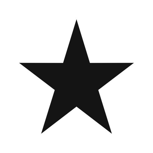 Vector icono de estrella