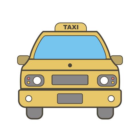 Vector Taxi Icon