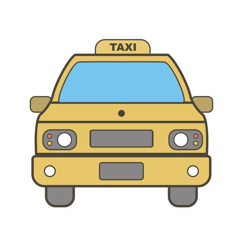 Vector icono de taxi