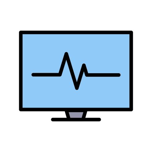 Vector icono de ECG