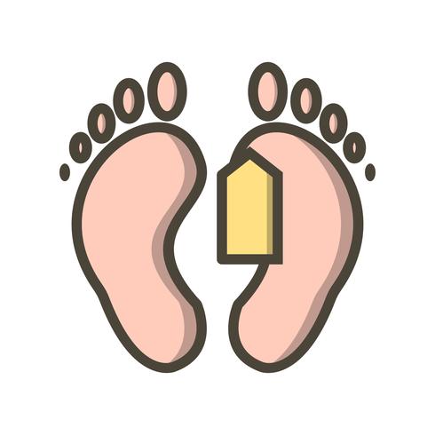 Vector Toe Tag Icon