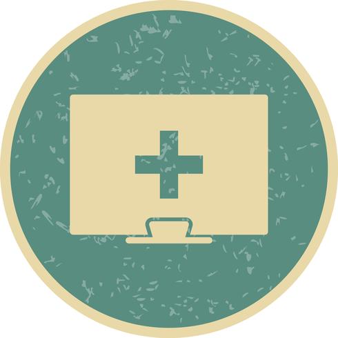 Vector Online Medical Help Icon