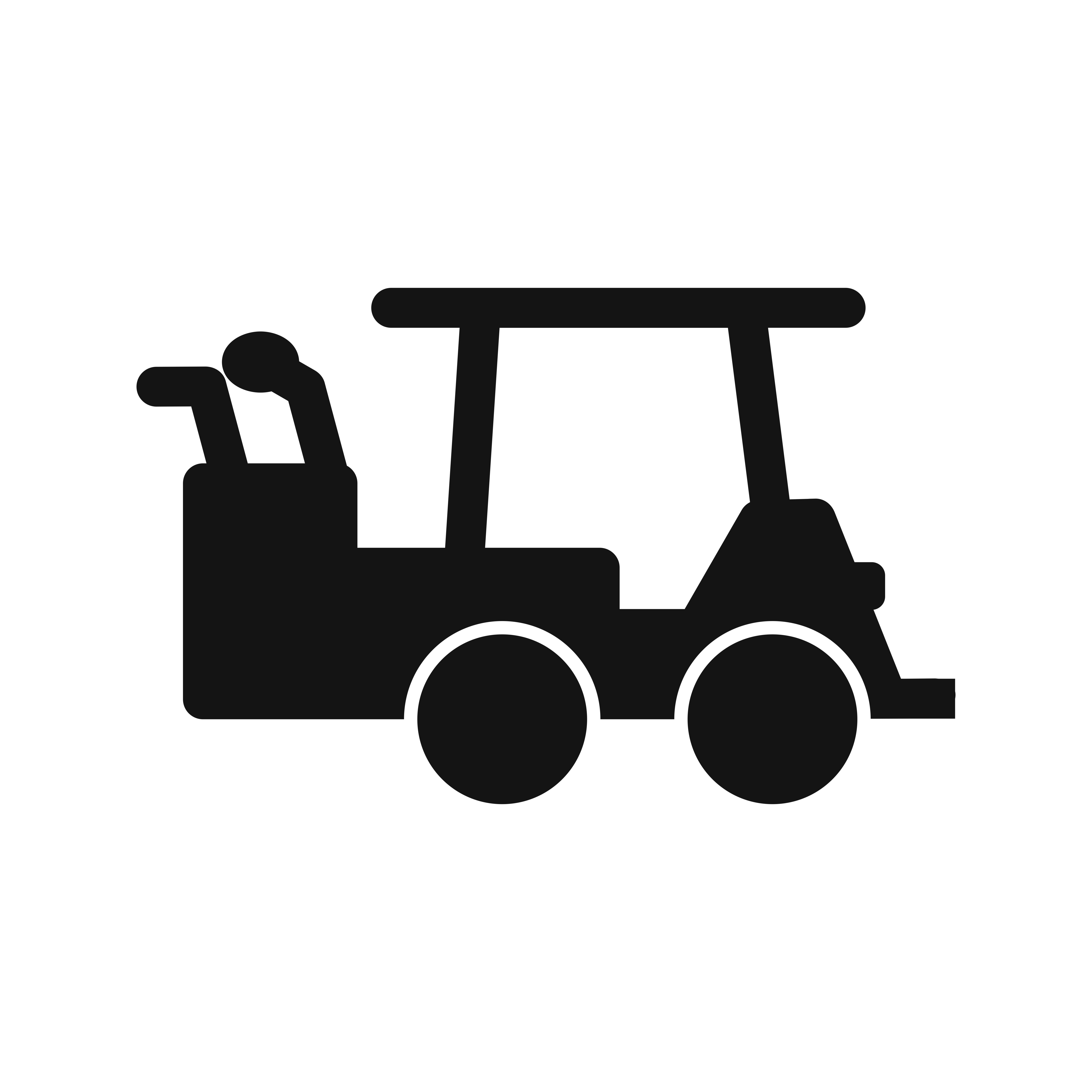 Vector Golf Cart Icon 424300 Vector Art at Vecteezy
