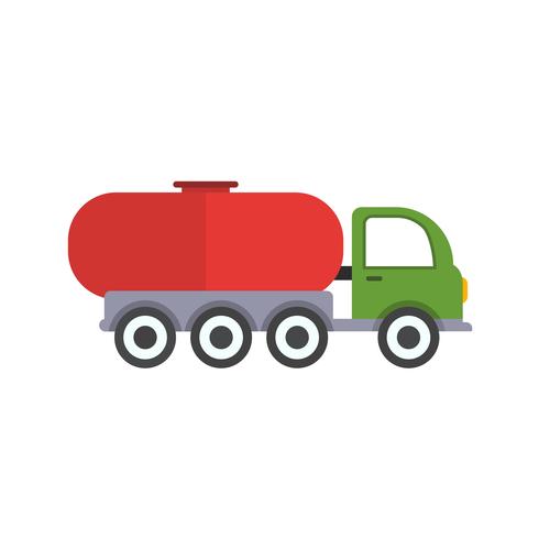 Icono de camión cisterna vector