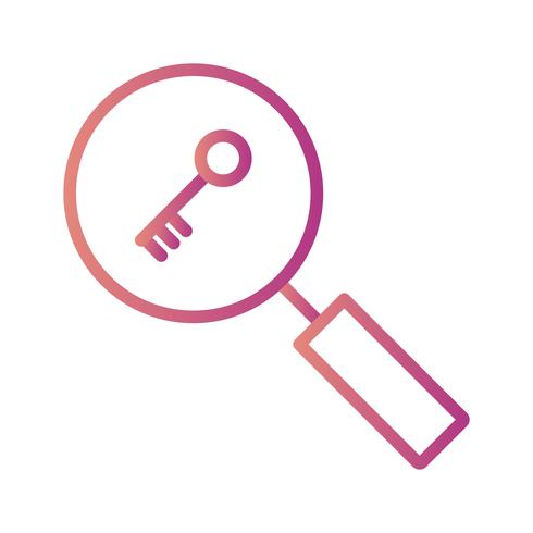 Vector Keyword Search Icon