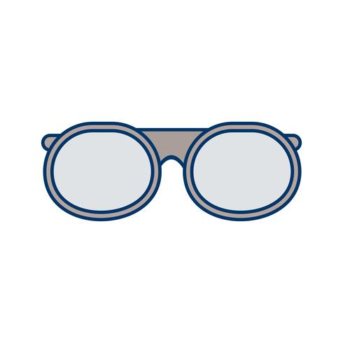 Vector icono de gafas