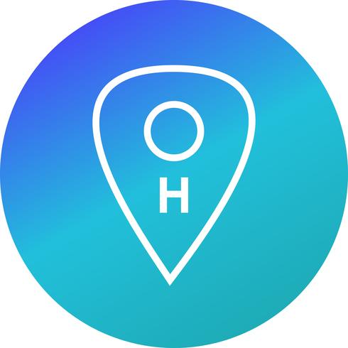 Vector Hospital Location Icon