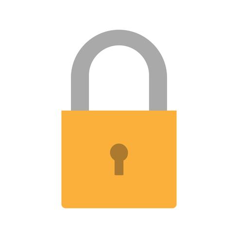 Padlock Icon Vector Illustration