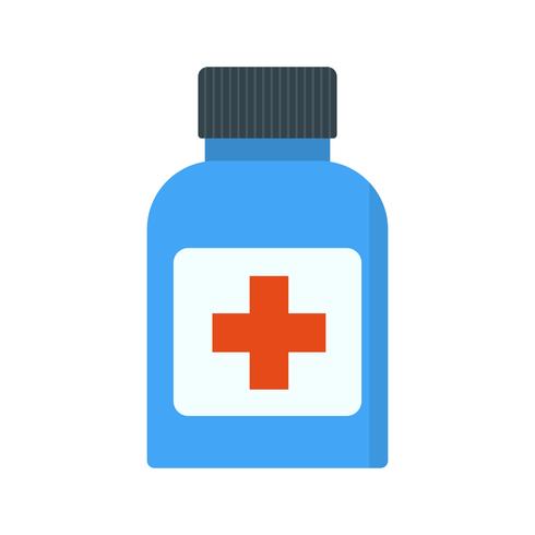 Vector Medicine Bottle Icon