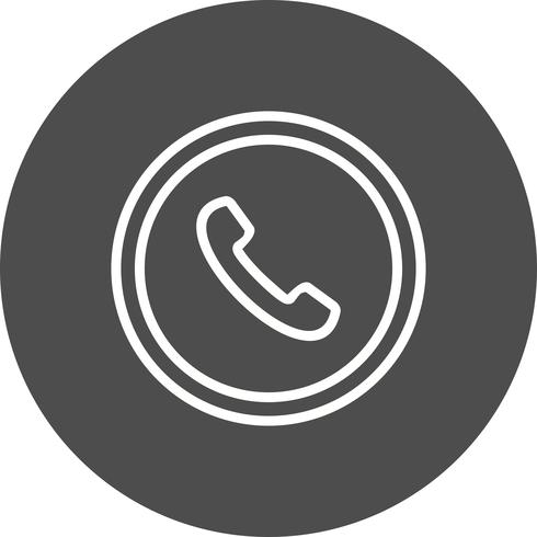 Vector Telephone Road Sign Icon