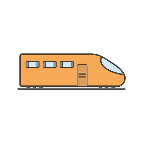 Vector icono de tren