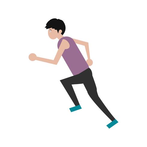 Runner Icon Vector Illustration