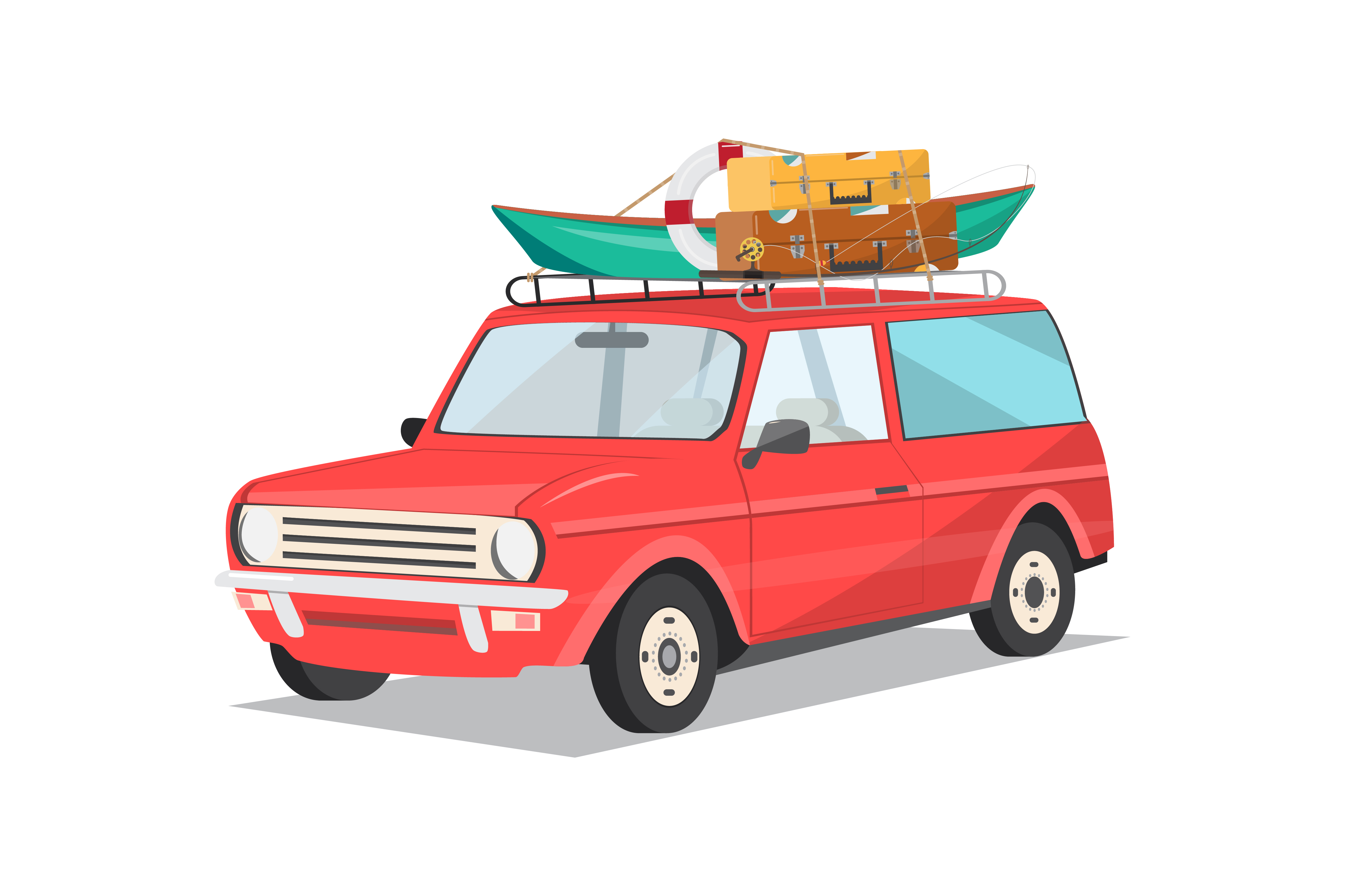 travel by car clipart