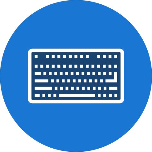 Vector icono de teclado