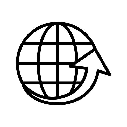 Vector Around the World Icon