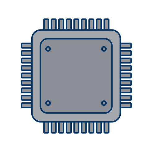 Processor Icon Vector Illustration