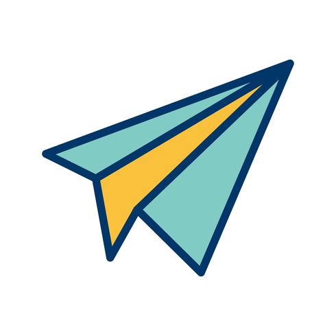 Paper Plane Icon Vector Illustration