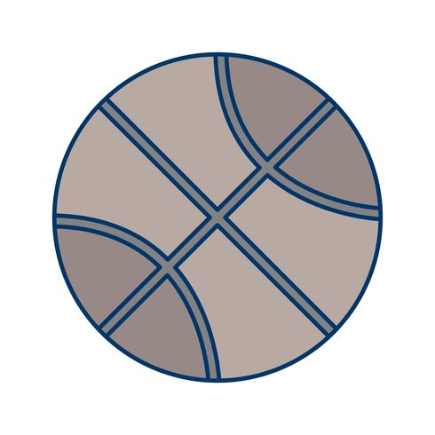 Icono de baloncesto Vector ilustración