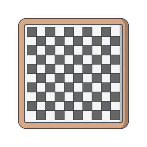 Icono de ajedrez ilustración vectorial vector